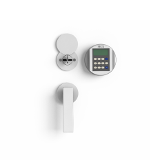 Doublelock double bit lock+electronic combination lock